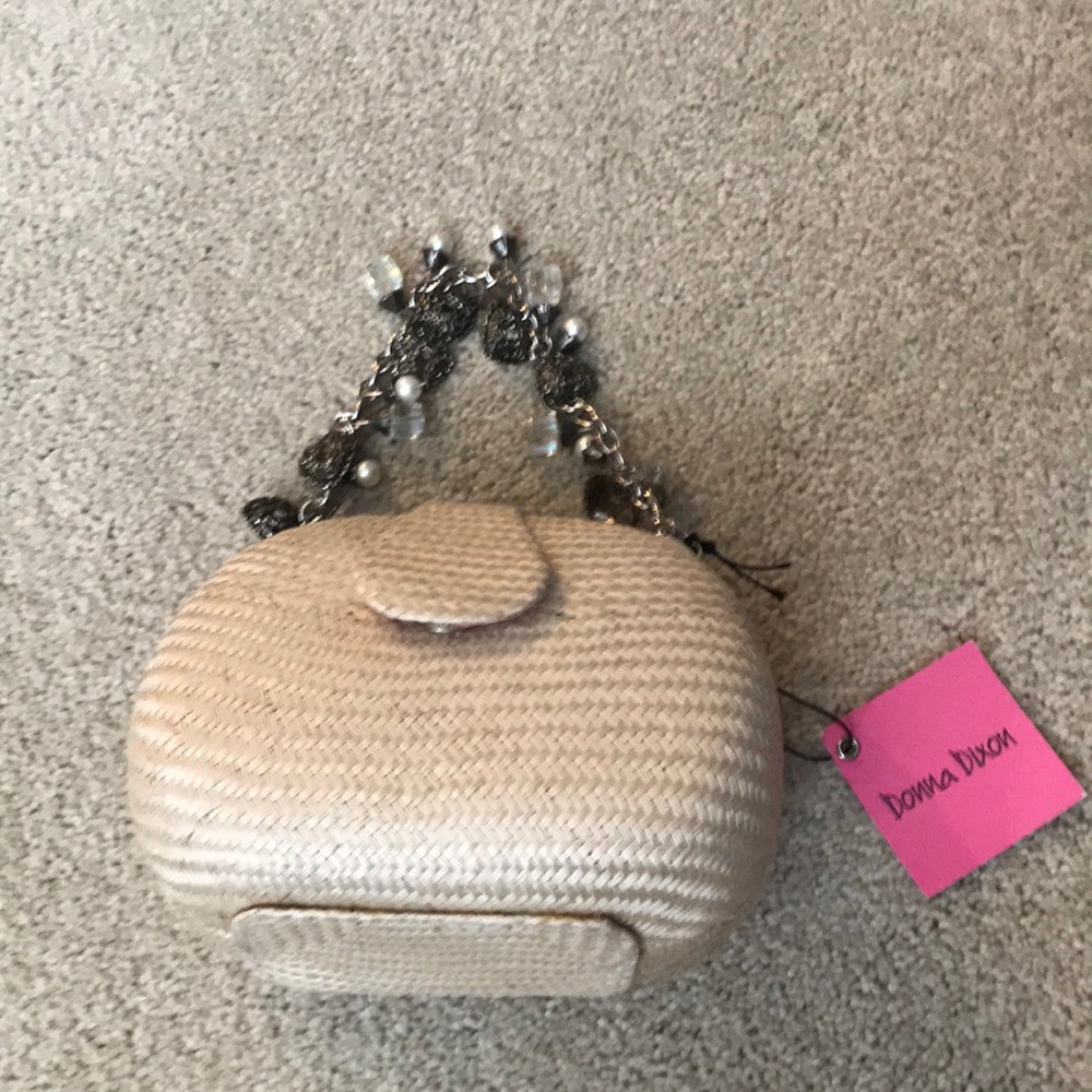 Donna Dixon Buntal Bag w/Charms